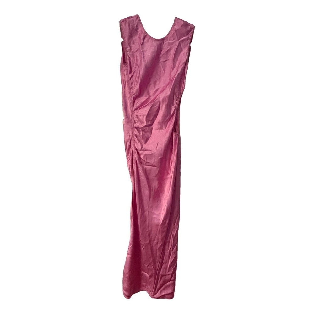 Anna October Vibrant Pink Maxi Dress